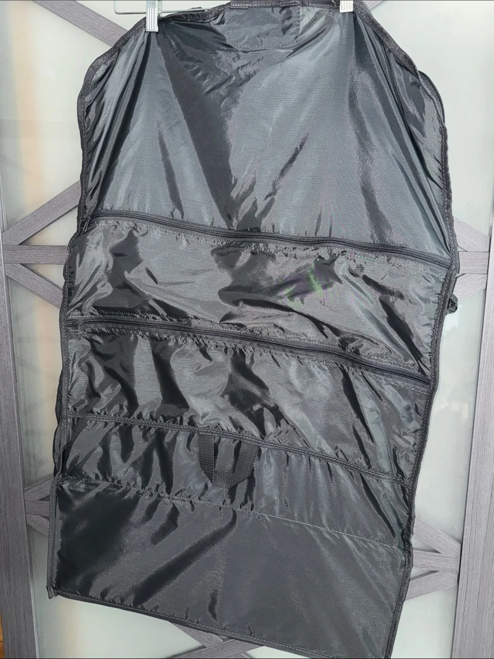 Black Men’s Garment Bag - Lightweight Travel Organizer